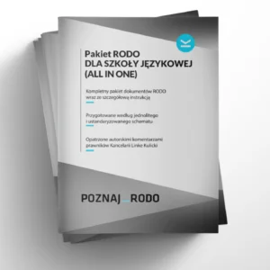 PAKIET RODO DLA DLA SZKOŁY JĘZYKOWEJ